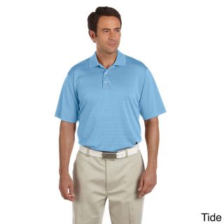 Adidas Golf Mens Climalite Textured Short sleeve Polo Blue Size XXL