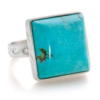 Jay King "Blue Ice" Campitos Turquoise Sterling Silver Ring