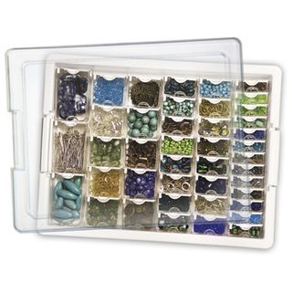 Elizabeth Wards Assorted Bead Tray 13.75x10.5x2in