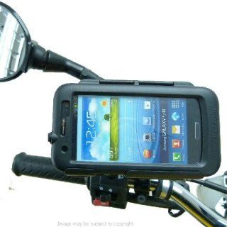 Waterproof Tough Case Motorcycle / Moped / Scooter / Bike Mirror Mount for Samsung Galaxy S3 GT i9300 / SGH i747 / SCH i535 / SPH L710 / SGH T999 Cell Phones & Accessories