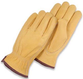 Magid Glove B540ETL Grain Keystone Unlined Leather with Elastic Thumb Glove, Large  Work Gloves  Patio, Lawn & Garden