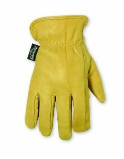Custom Leathercraft 2059L Lined Top Grain Cowhide Gloves, Large   Work Gloves  