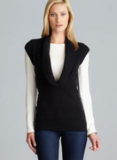 Vertigo Black Oversized Cowl Neck Knit Tunic Vertigo Long Sleeve Sweaters