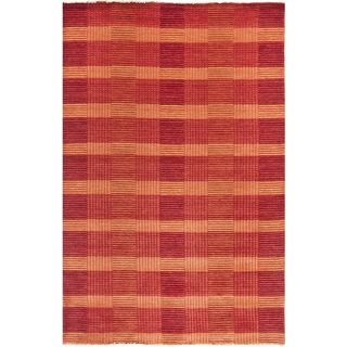 Safavieh Hand knotted Tibetan Red Wool Area Rug (9 X 12)