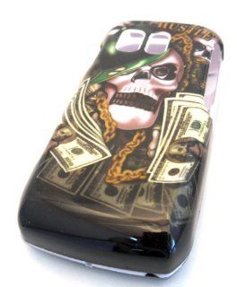 Samsung Rant M540 Skull Money Hustler Gloss HARD Case Skin Cover Accessory Protector Cell Phones & Accessories