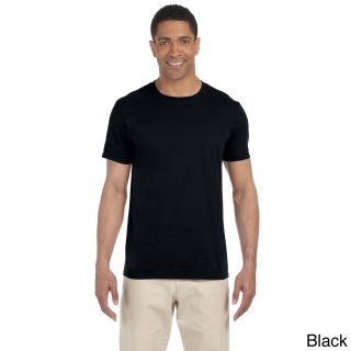 Gildan Mens Softstyle Fashion T shirt Black Size 3XL