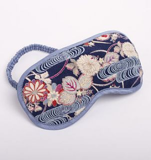 japanese kimono eye mask mizu by keiko uchida
