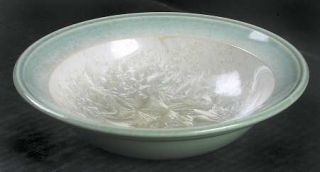 Portmeirion Jade Oatmeal Bowl, Fine China Dinnerware   Starfire, Green & White S
