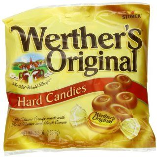 Werther's Original Hard Candies, 5.5 Ounce Bags (Pack of 12)  Caramel Candy  Grocery & Gourmet Food