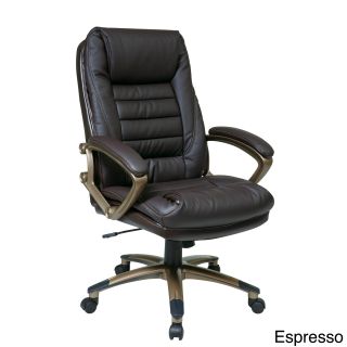 Office Star Ergonomic Eco Leather Executive Chair