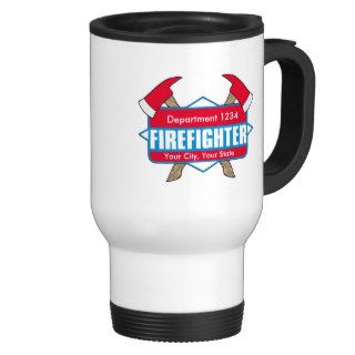 Custom Firefighter with Axes Mug