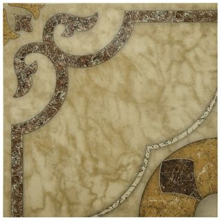 Somertile 17.625x17.625 in Cairo Ceramic Floor And Wall Tiles (case Of 8)