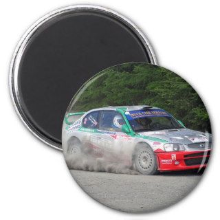 Hyundai Accent WRC Rally Car Fridge Magnet