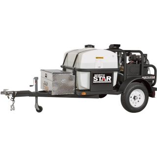 NorthStar Diesel Hot Water Pressure Washer Trailer — 4.0 GPM, 4000 PSI  Gas Hot Water Pressure Washers