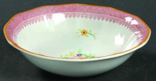 Adams China Lowestoft (Older Backstamp) Coupe Cereal Bowl, Fine China Dinnerware