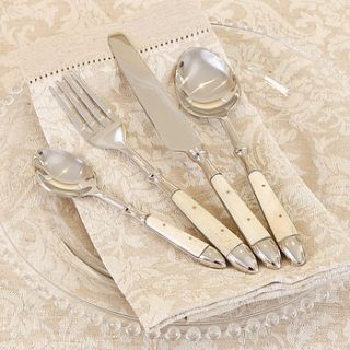 cream bistro cutlery by dibor
