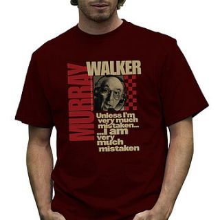 official 'mistaken' murray walker t shirt by retro formula 1