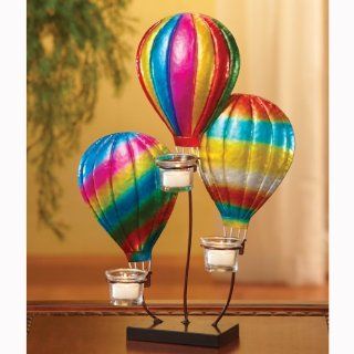 Shop Pack of 3 Triple Tea Light Candle Holder Hot Air Balloon Sculptures 18" at the  Home Dcor Store. Find the latest styles with the lowest prices from CC Home Furnishings