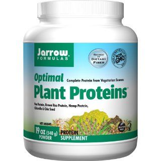 Jarrow Formulas Optimal Plant Proteins, 19 oz (540 Grams) Health & Personal Care