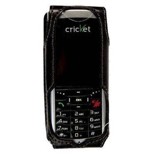 Technocel Fitted Leather Case for Calcomp J88   Black Cell Phones & Accessories