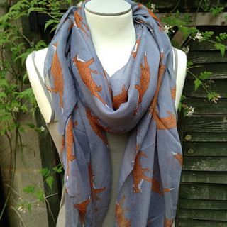 fox scarf by french grey interiors