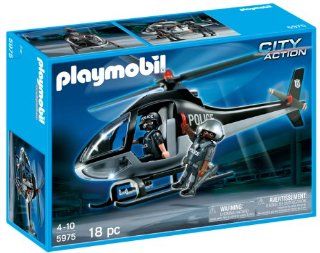 Playmobil Tactical Unit Helicopter Toys & Games
