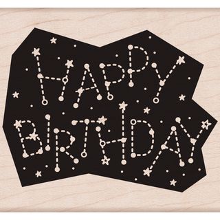 Hero Arts Mounted Rubber Stamps 3.75x3.25 birthday Constellation