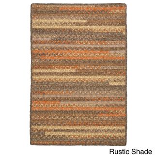 Colonial Mills Perfect Stitch Multicolor Braided Cotton blend Rug (8 X 10) Brown Size 8 x 10