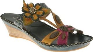 Spring Step Women's CHARLOTTE Wedge Slide Sandals Shoes
