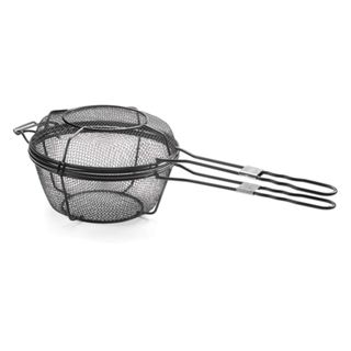 Non stick Chefs Small Outdoor Grill Basket And Skillet