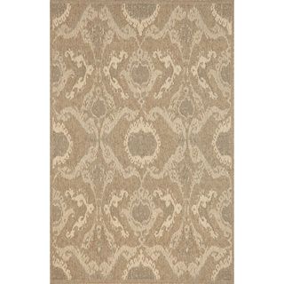 Transocean Ethnic Oatmeal Outdoor Rug (710 X 910) Camel Size 8 x 10