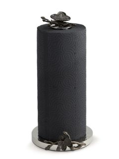 Black Orchid Paper Towel Holder by Michael Aram