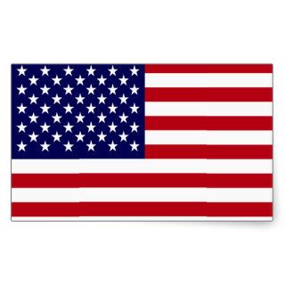 The American Flag Rectangle Sticker