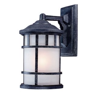 Wallmount 1 light Outdoor Stone Light Fixture With Line Switch