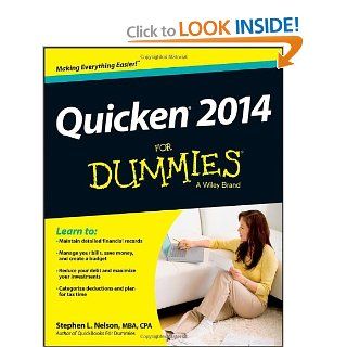Quicken 2014 For Dummies Stephen L. Nelson 9781118720332 Books