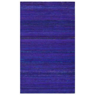 Nuloom Handmade Flatweave Lines Multi Purple Rug (47 X 67)
