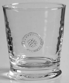 Juliska Glassware Berry & Thread Double Old Fashioned   Clear, Berries/Thread Ci