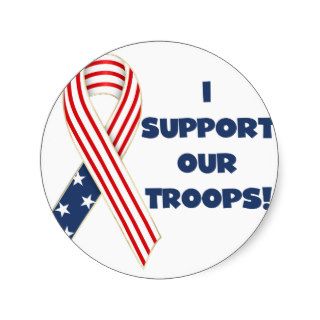 I Support Our Troops  Tshirts and Gifts Stickers