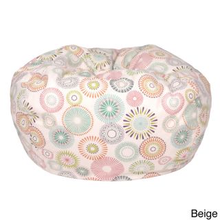 Starburst Pinwheel Pattern Small Cotton Bean Bag Chair