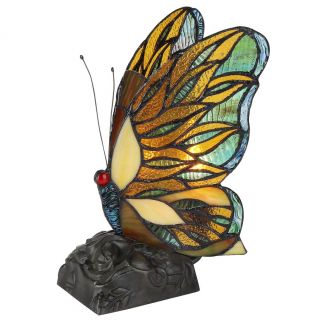 Tiffany style Butterfly Design 1 light Plug in Night Light