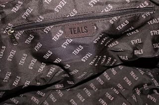 leather weekender holdall by teals