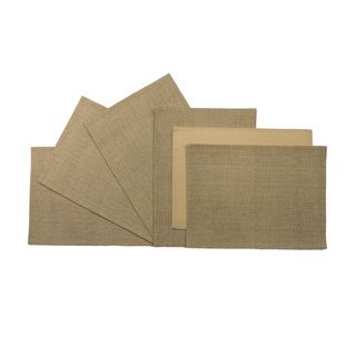 Rose Tree Tan Seagrass Place Mats (Set of 6) Rose Tree Table Linens
