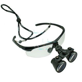 Dental Lab Surgical Medical Binocular Eye Loupe Glass 2.5x Amplification Magnifier Health & Personal Care