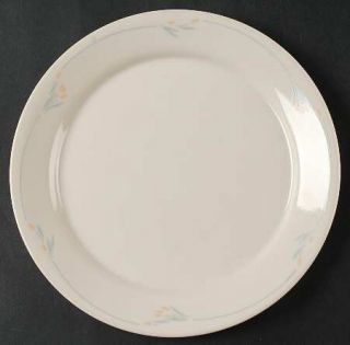 Corning Windflower Luncheon Plate, Fine China Dinnerware   Corelle,Peach Flowers