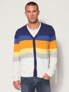 Cotton Stripe Cardigan by WeSC