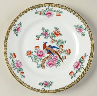 F Winkle Pheasant (Smooth) Bread & Butter Plate, Fine China Dinnerware   Yellow&