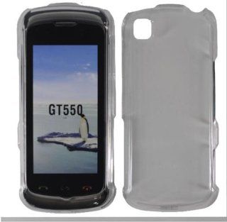 Clear Hard Case Cover for LG Encore GT550 Shine Touch KM555 Cell Phones & Accessories