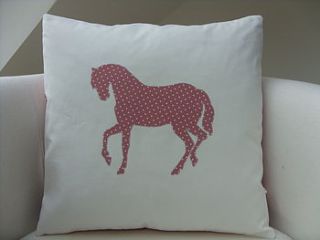 horse cushion by kindred rose
