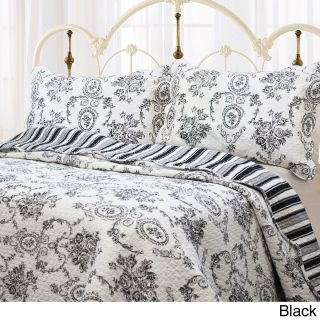 French Medallion 3 piece Quilt Set And Optional Sham Separates