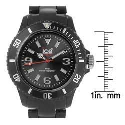 Ice Watch Unisex Classic Black Dial Polycarbonate Watch Women's More Brands Watches